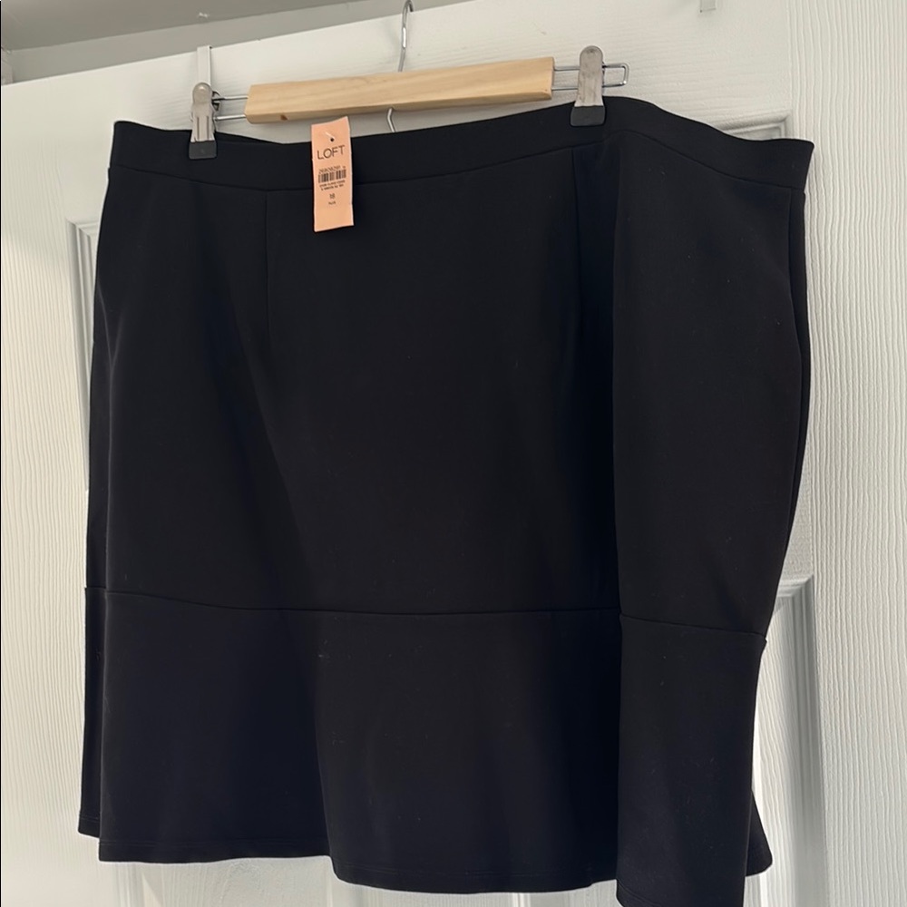 LOFT Black Skirt